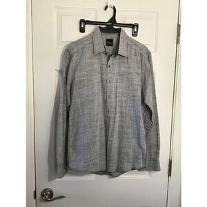 Men's Long sleeve grey dress shirt by 7 Diamonds
